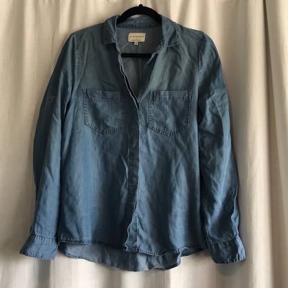 Denim Cotton On Shirt - Picture 1 of 3